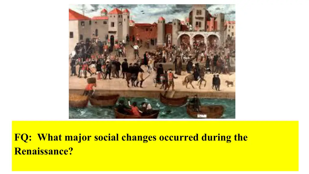 fq what major social changes occurred during