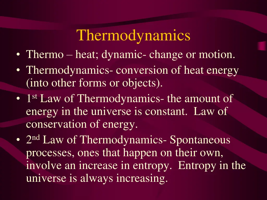 thermodynamics 1