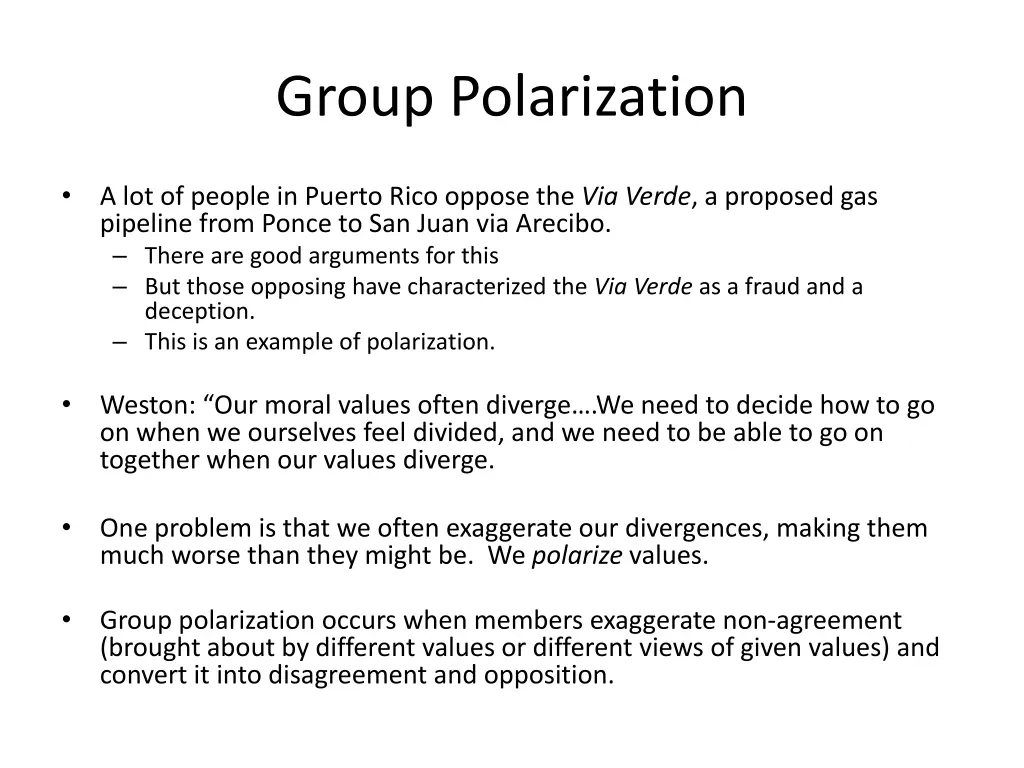 group polarization