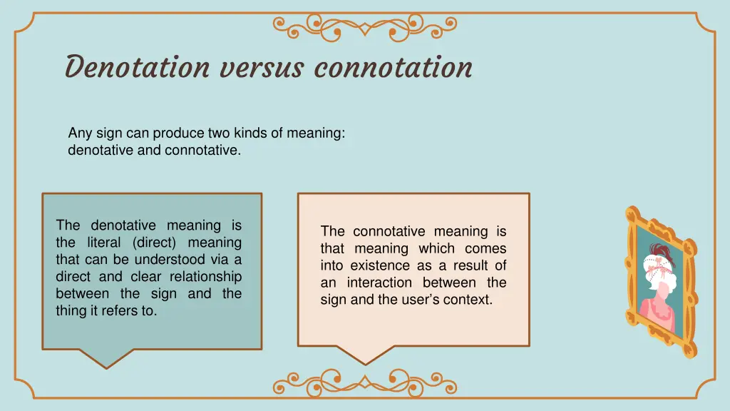 denotation versus connotation