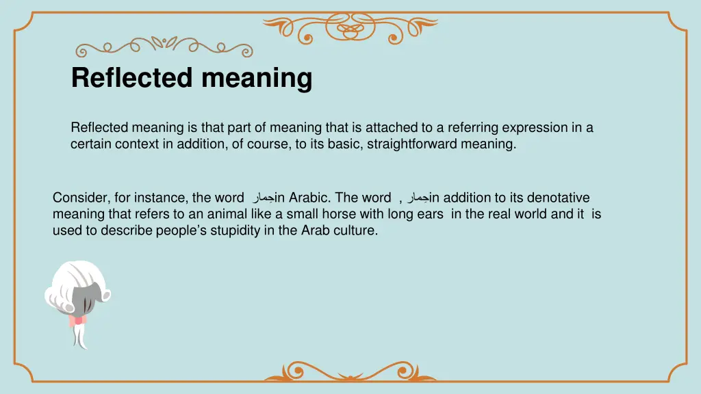 reflected meaning