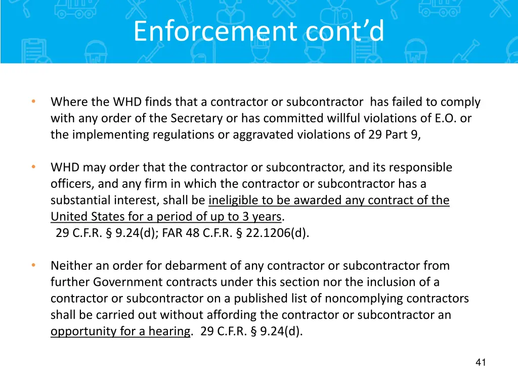 enforcement cont d 6