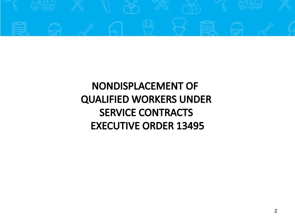 nondisplacement of qualified workers under