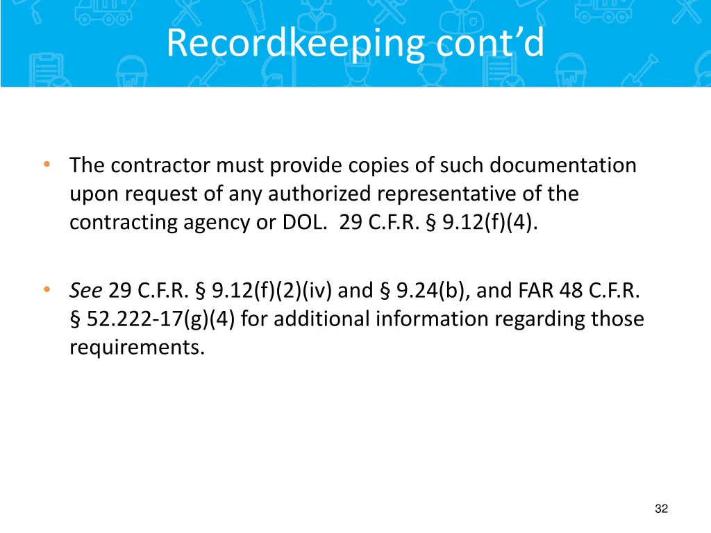 recordkeeping cont d 1