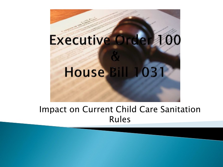 impact on current child care sanitation rules