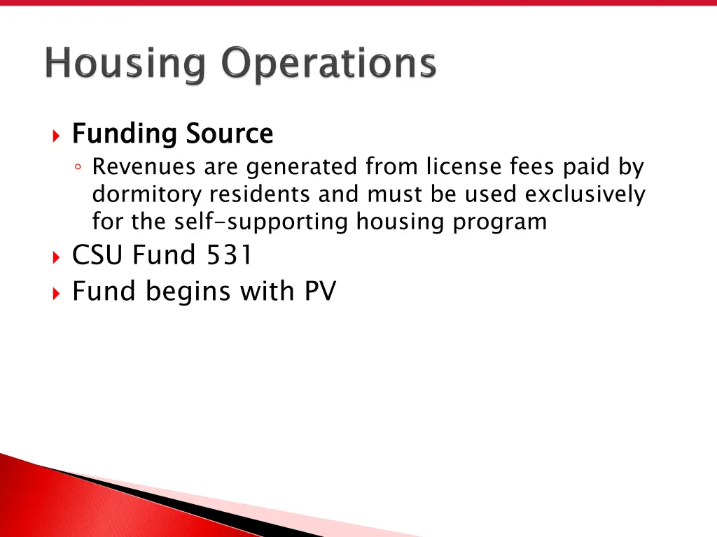 funding source revenues are generated from