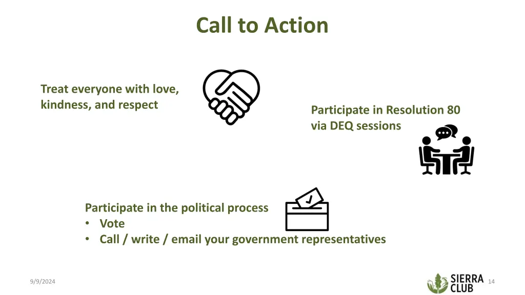 call to action