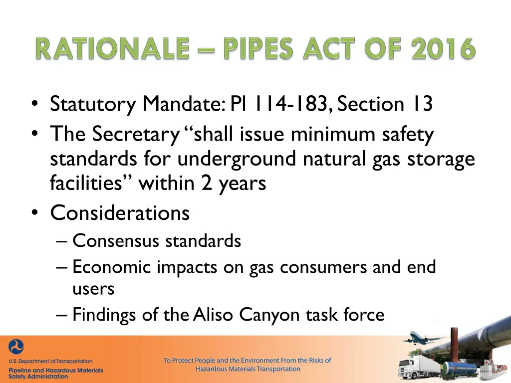 statutory mandate pl 114 183 section