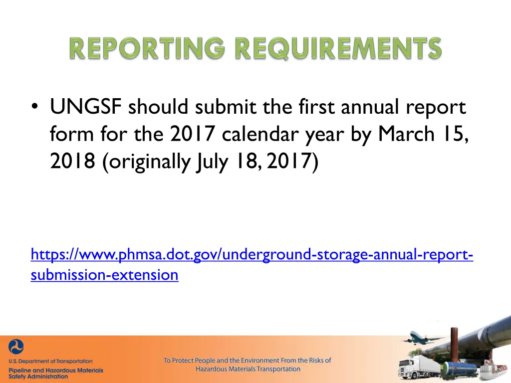 ungsf should submit the first annual report form