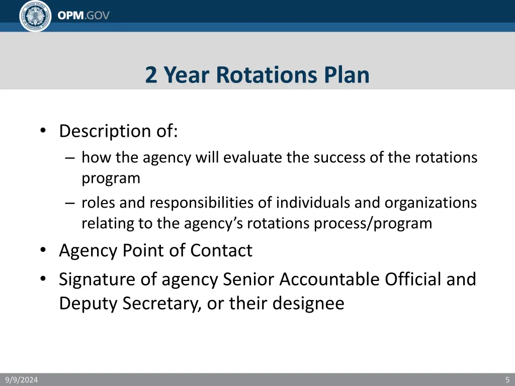 2 year rotations plan 1