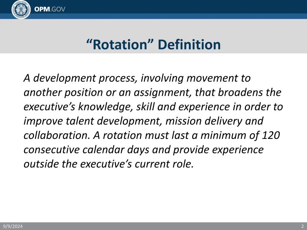 rotation definition