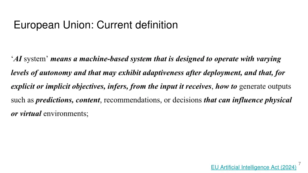 european union current definition