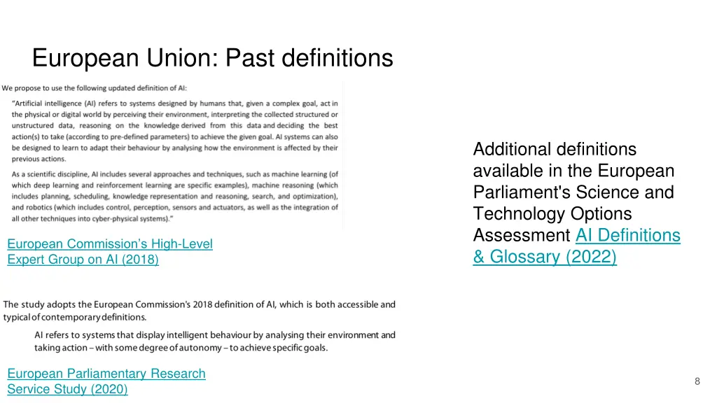 european union past definitions