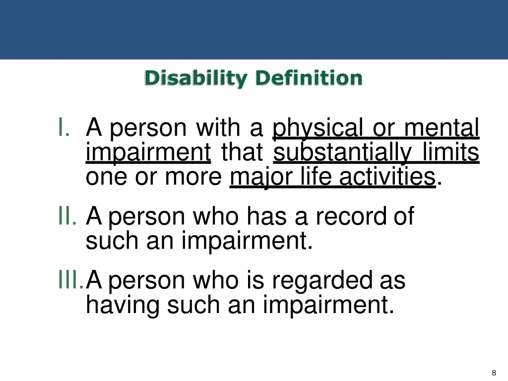 disability definition