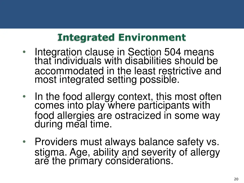 integrated environment integration clause