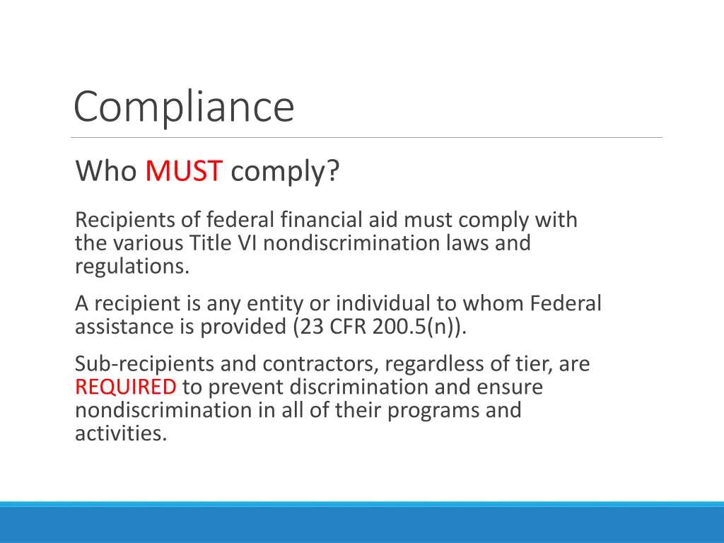 compliance