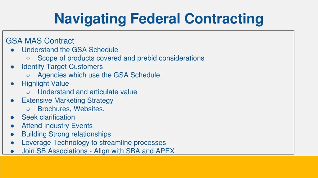 navigating federal contracting 5