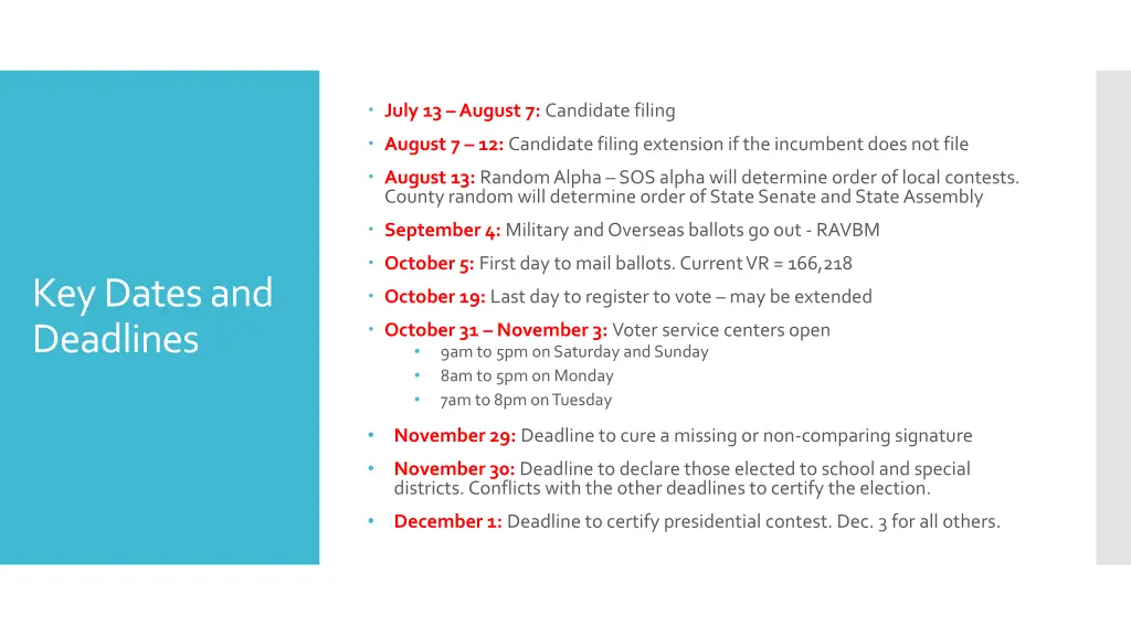 july 13 august 7 candidate filing