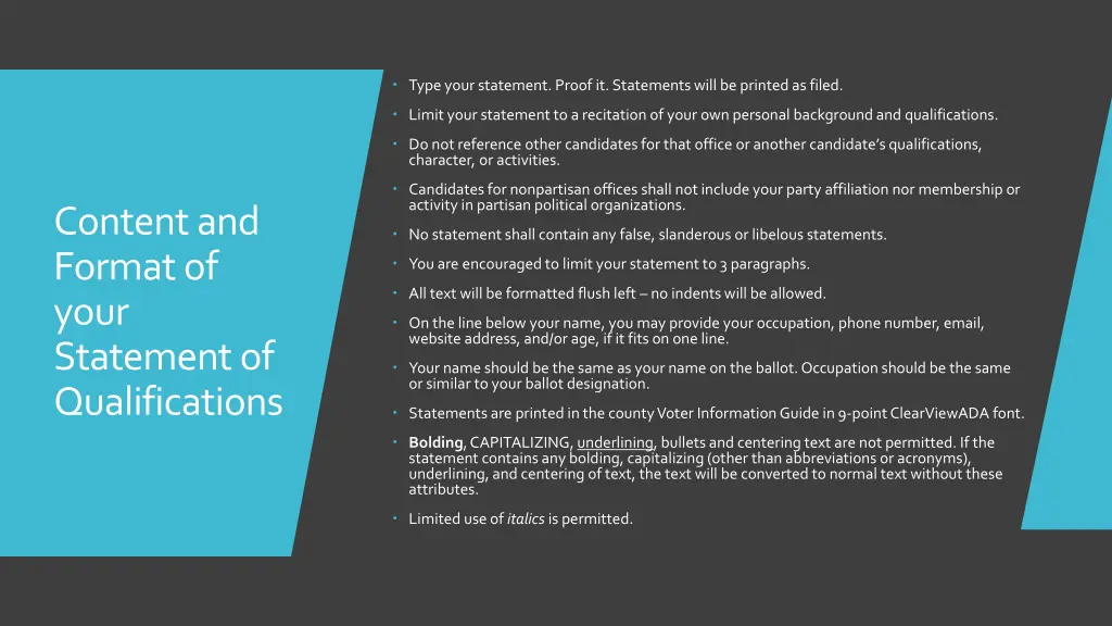 type your statement proof it statements will