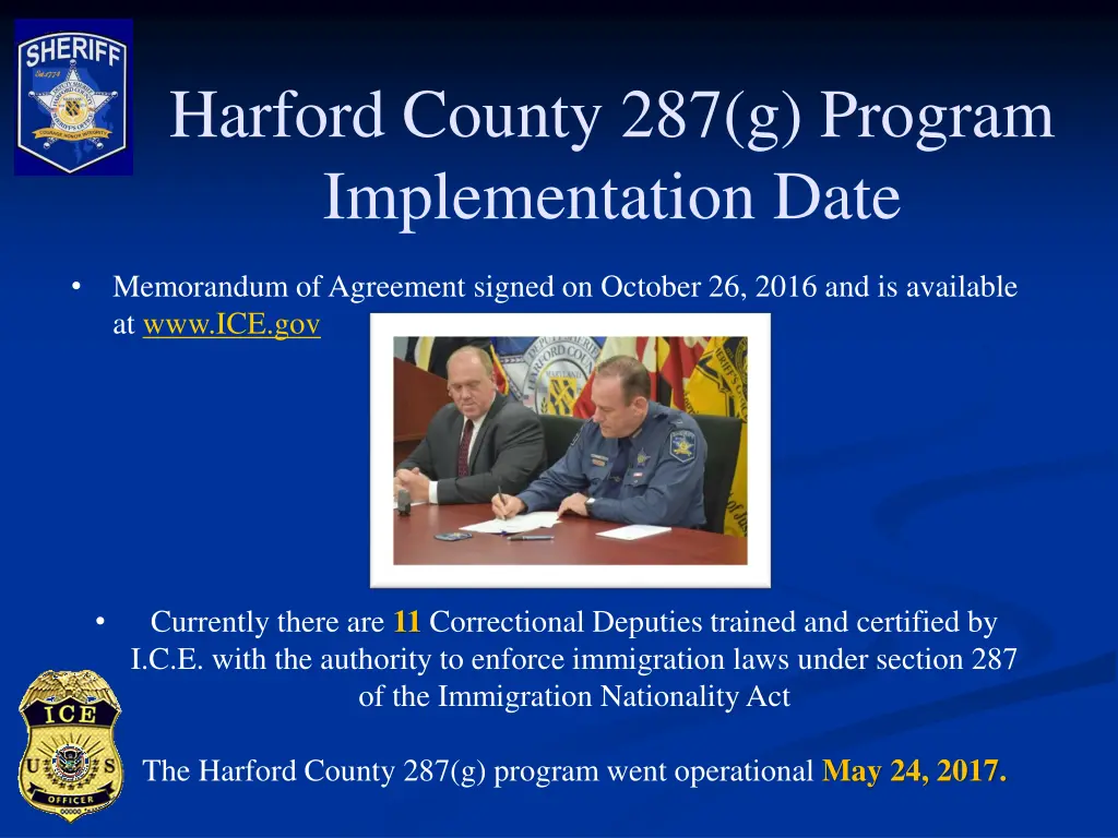 harford county 287 g program implementation date