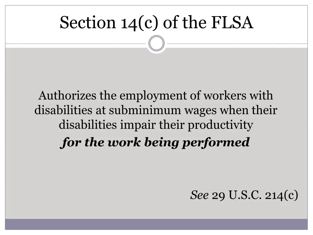 section 14 c of the flsa