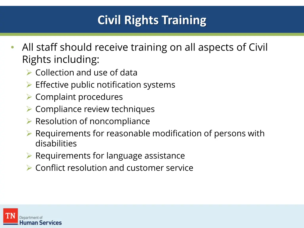 civil rights training 2