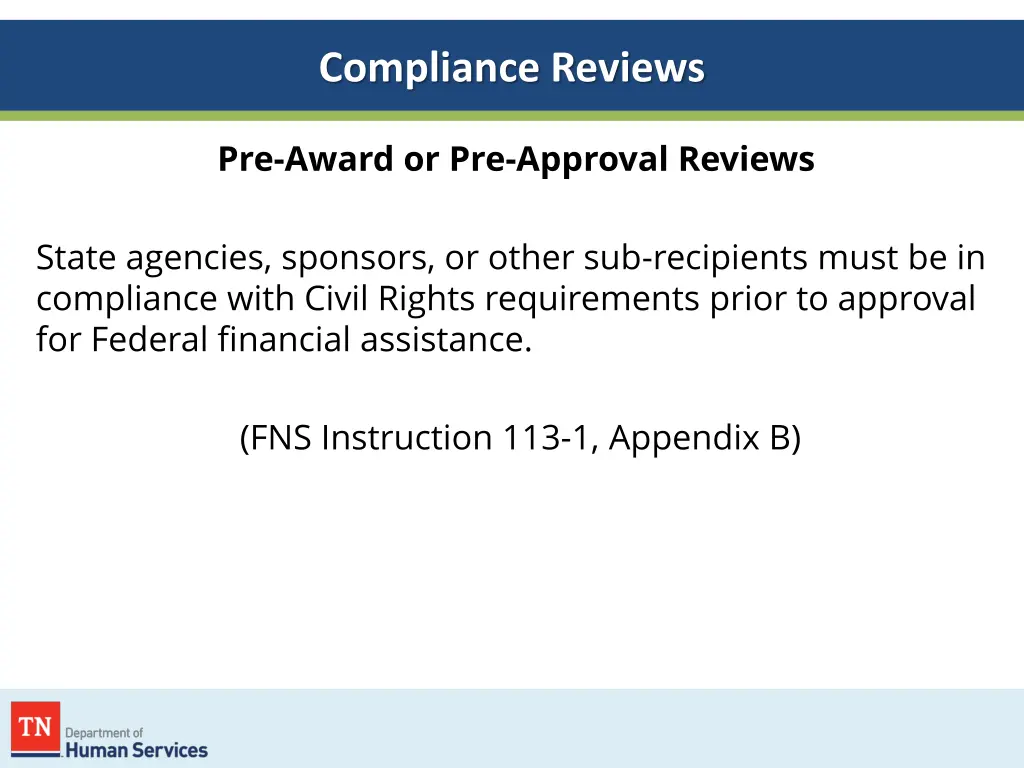 compliance reviews 2