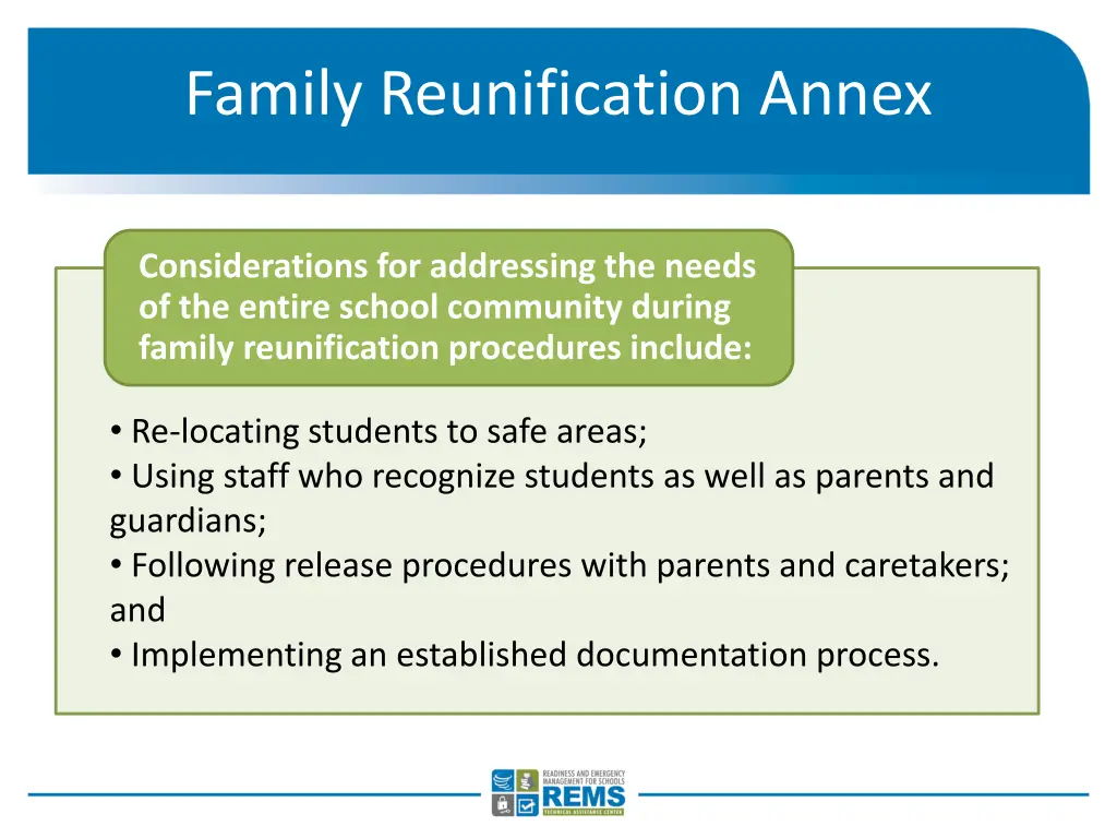 family reunification annex