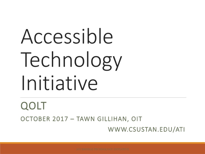 accessible technology initiative qolt qolt