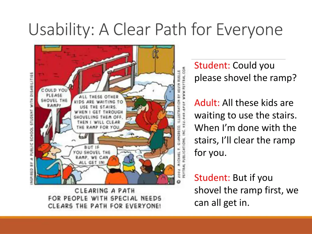 usability a clear path for everyone