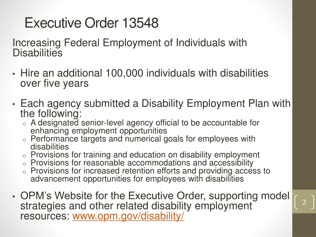 executive order 13548