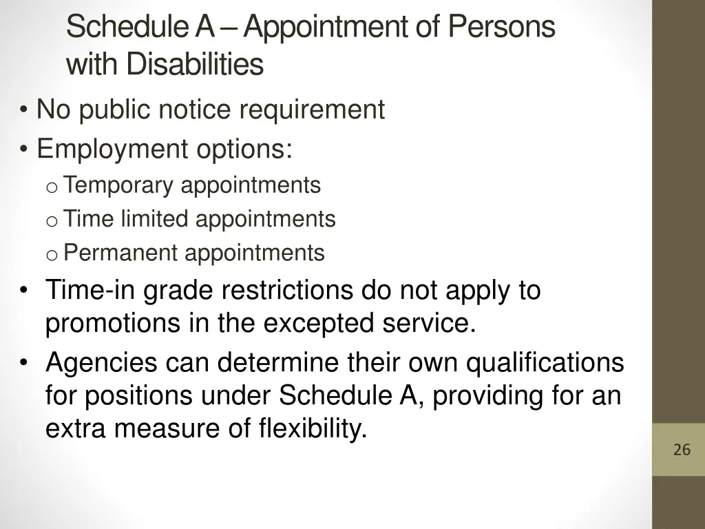 schedule a appointment of persons with 1