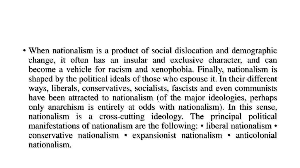 when nationalism is a product of social