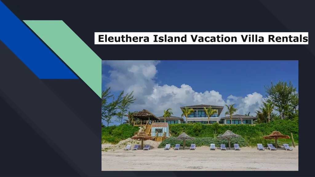 eleuthera island vacation villa rentals