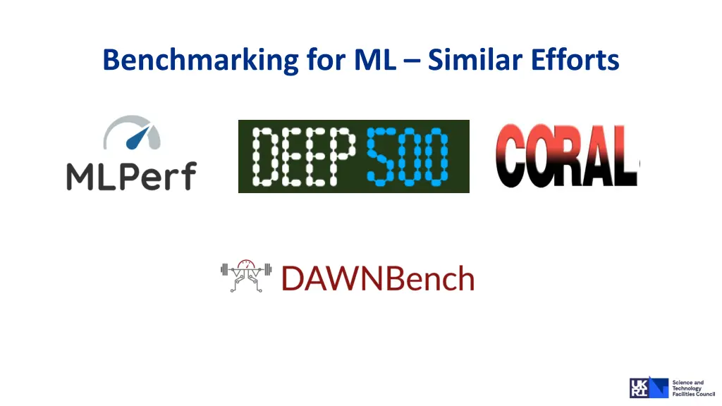 benchmarking for ml similar efforts