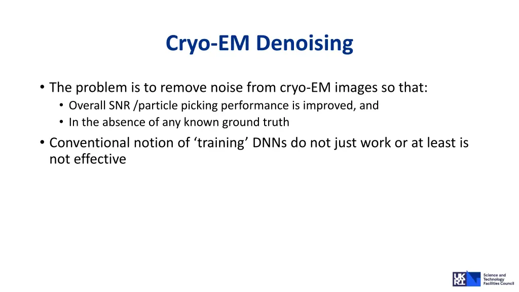 cryo em denoising