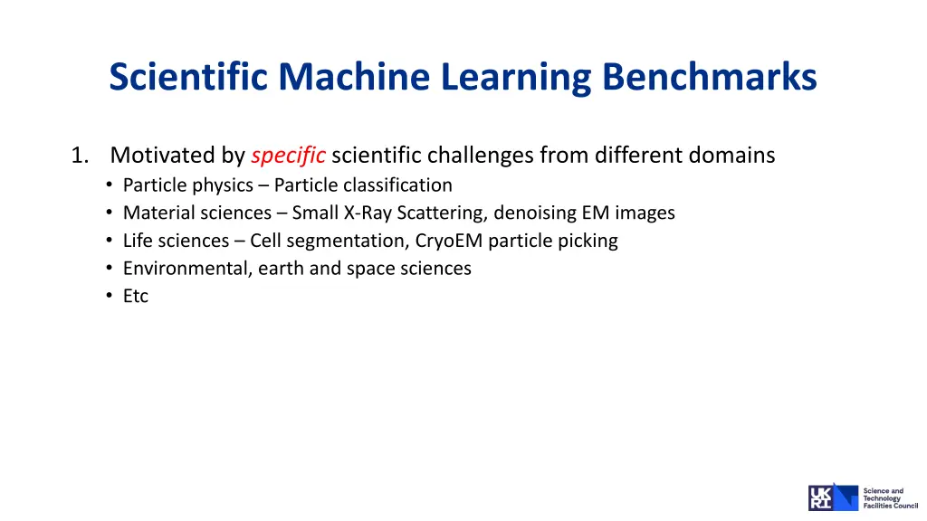 scientific machine learning benchmarks 1