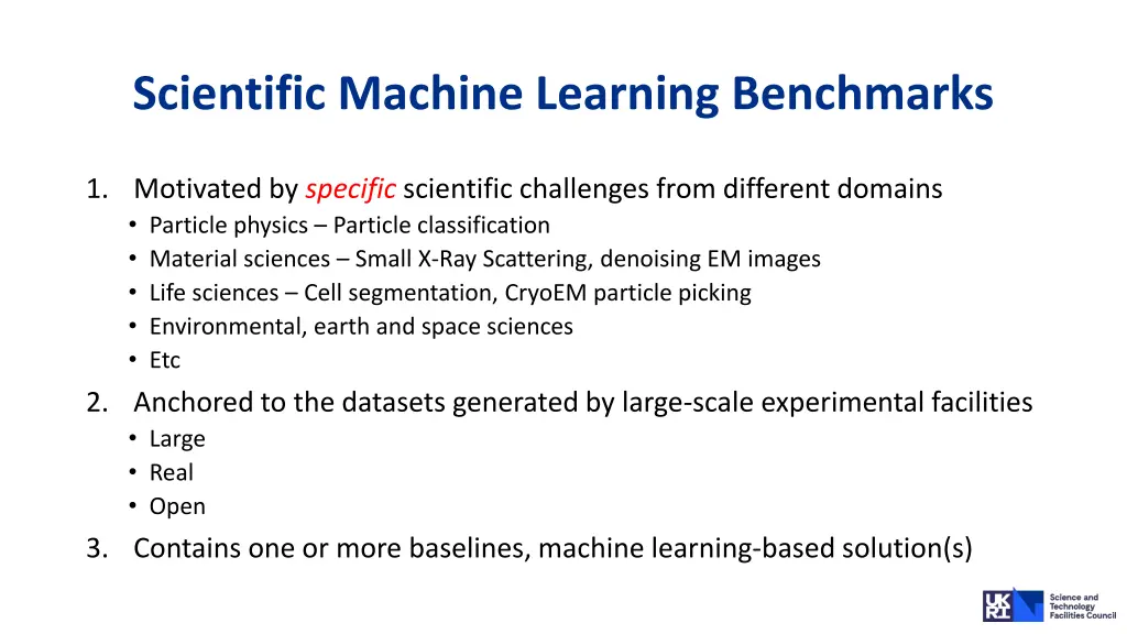 scientific machine learning benchmarks 3