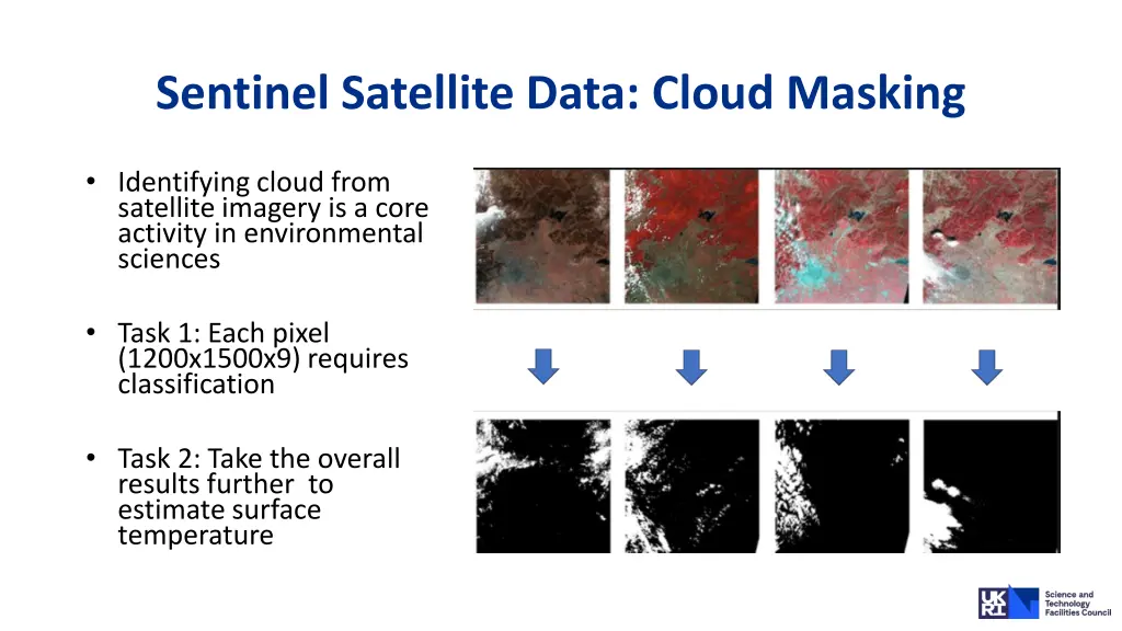 sentinel satellite data cloud masking