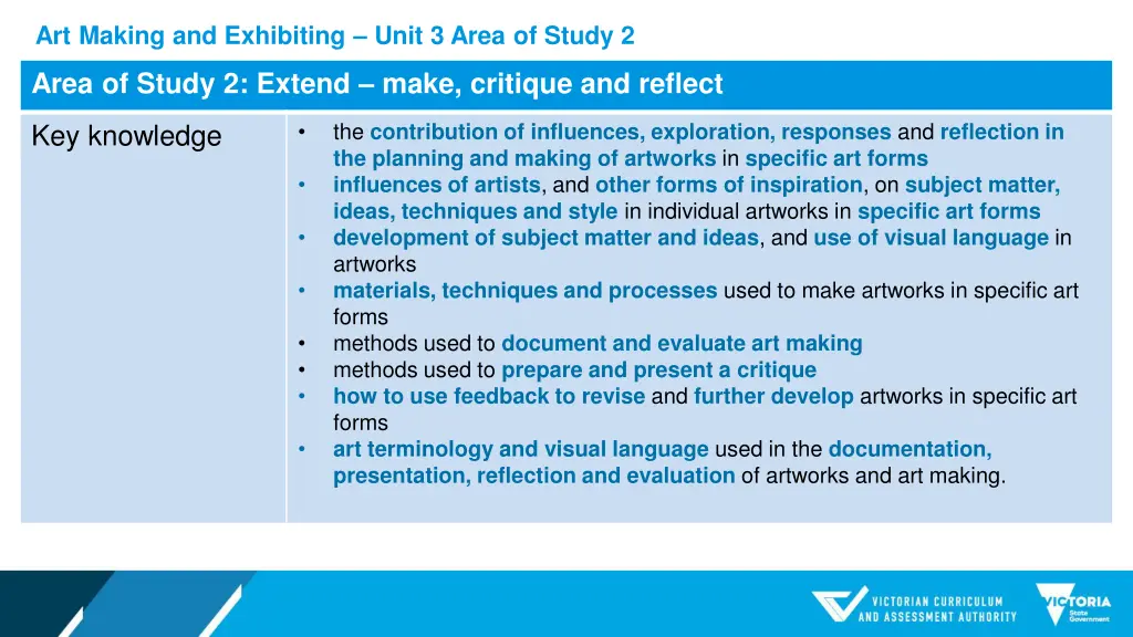 art making and exhibiting unit 3 area of study 2 1