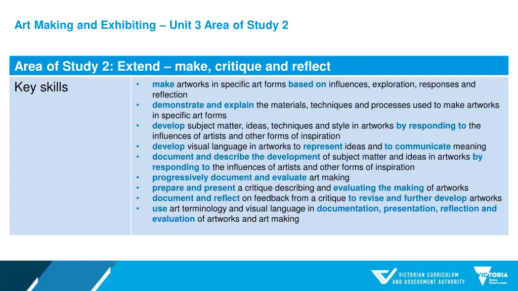 art making and exhibiting unit 3 area of study 2 2