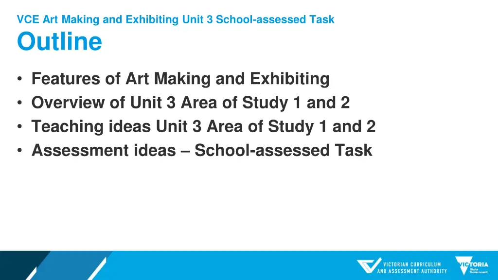 vce art making and exhibiting unit 3 school