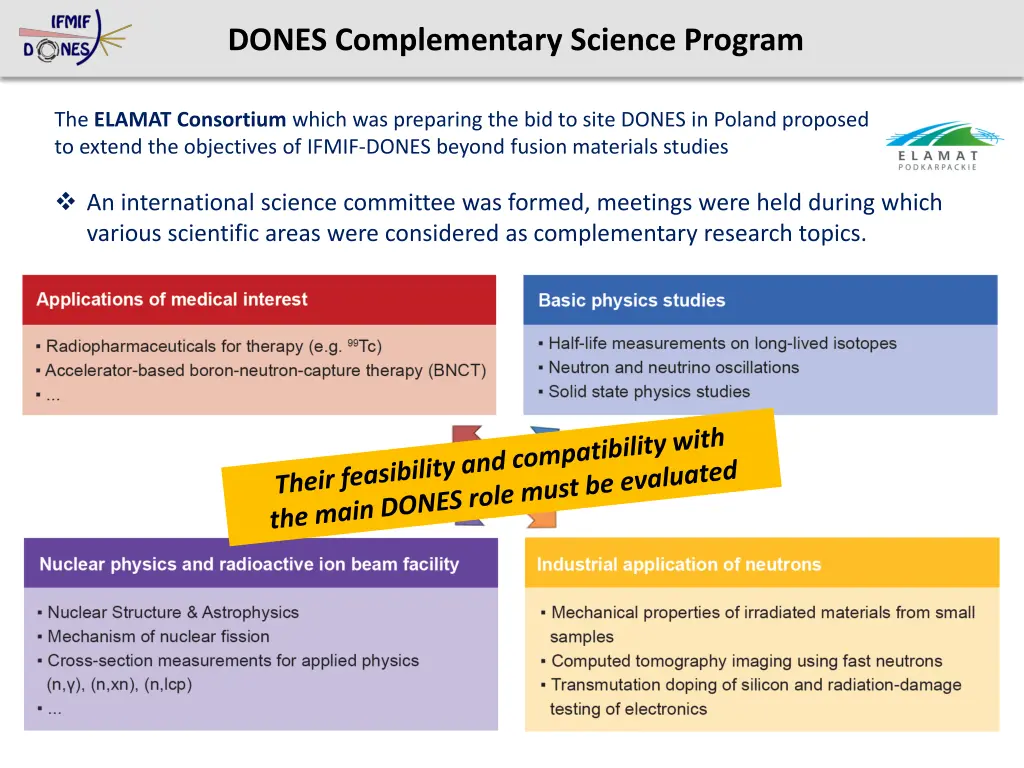 dones complementary science program 1