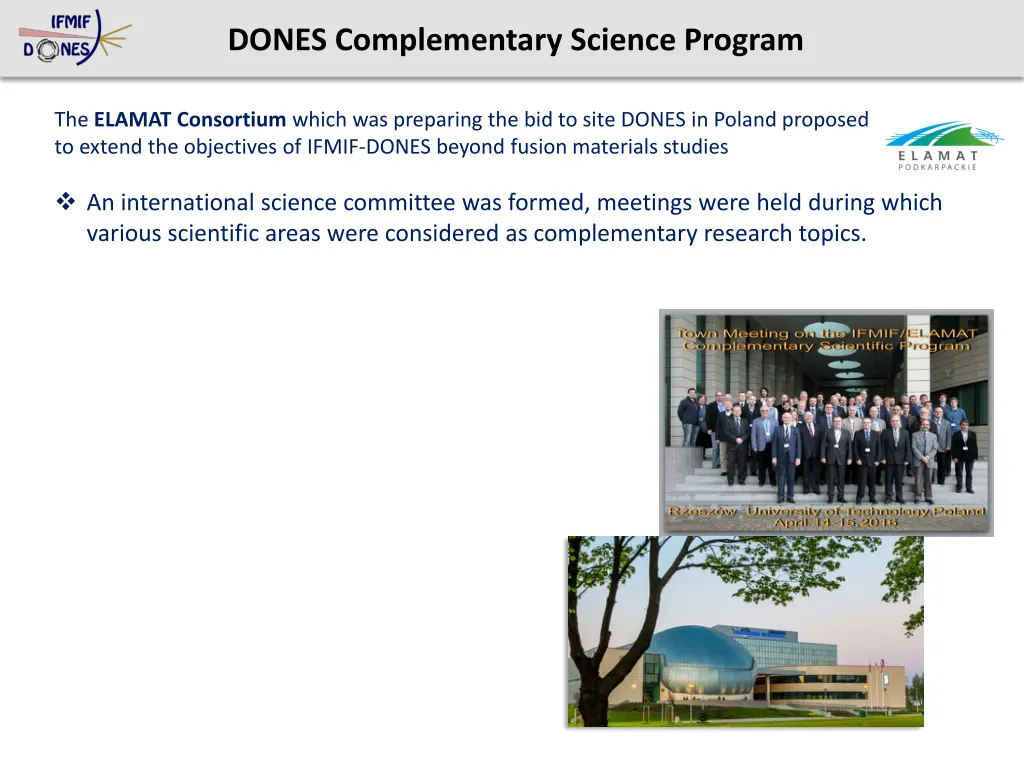 dones complementary science program