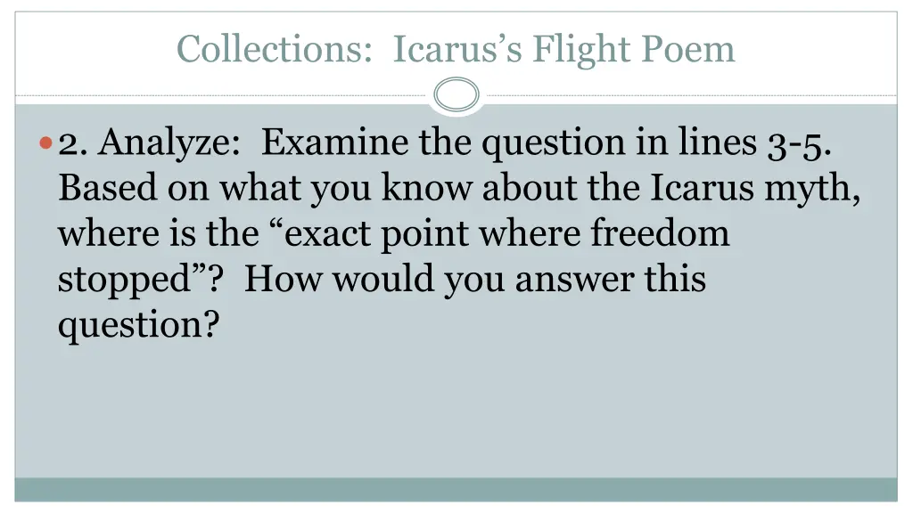 collections icarus s flight poem 5