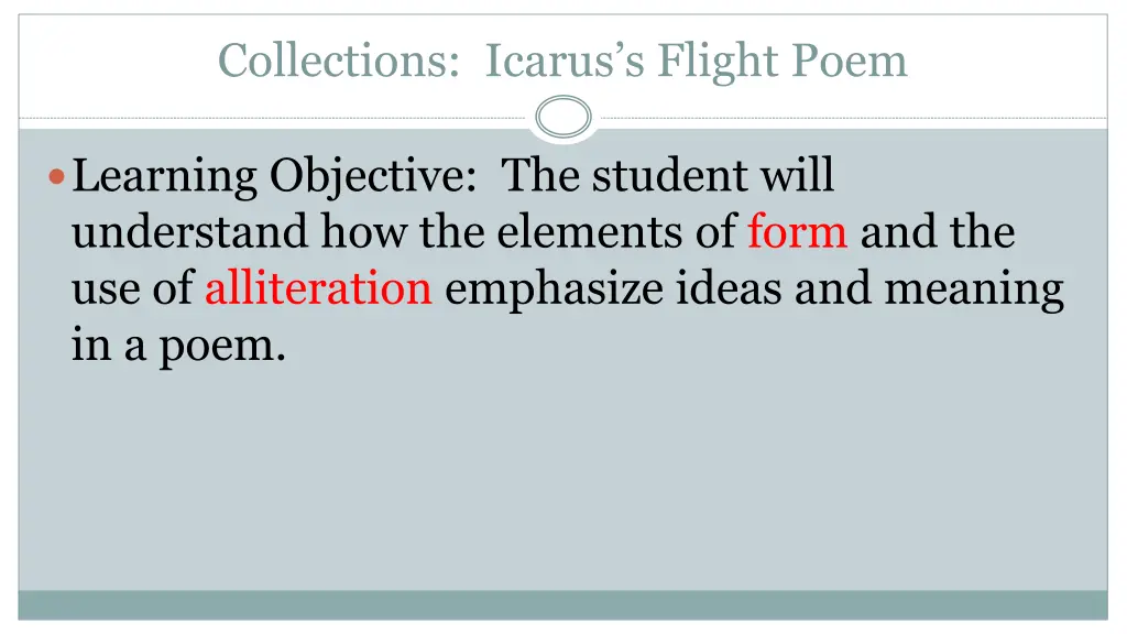 collections icarus s flight poem