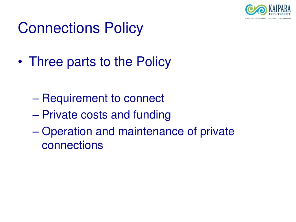 connections policy