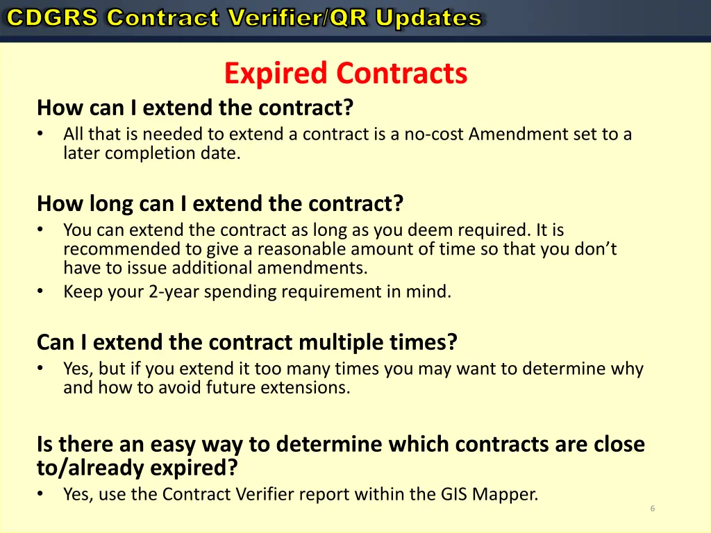 cdgrs contract verifier qr updates cdgrs contract 3