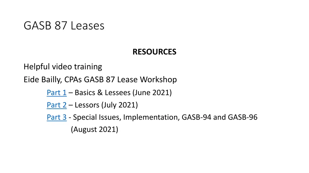 gasb 87 leases 18