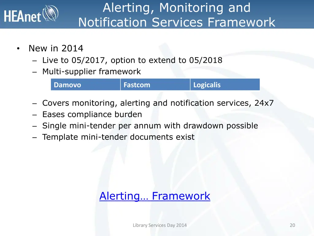 alerting monitoring and notification services